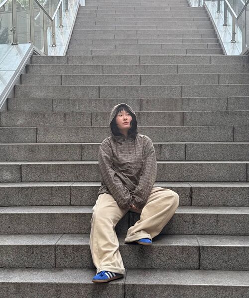 LMCの「OG CHECK ANORAK JACKET brown(ナイロンジャケット・レディース・その他・S/XL/L)」の13枚目の写真