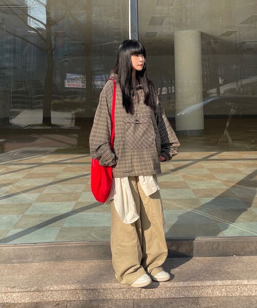 LMCの「OG CHECK ANORAK JACKET brown(ナイロンジャケット・レディース・その他・S/XL/L)」の14枚目の写真