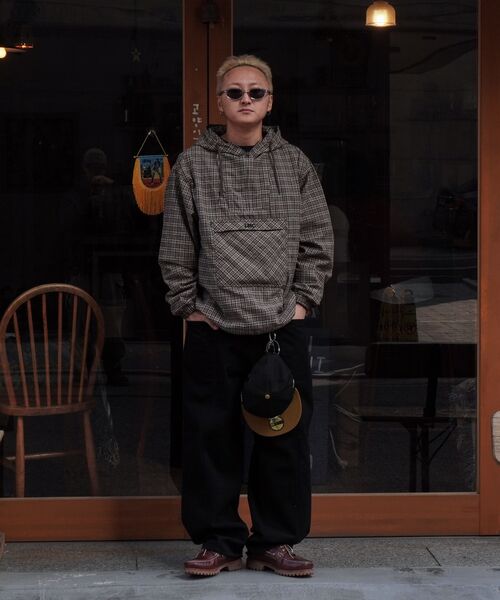 LMCの「OG CHECK ANORAK JACKET brown(ナイロンジャケット・レディース・その他・S/XL/L)」の5枚目の写真