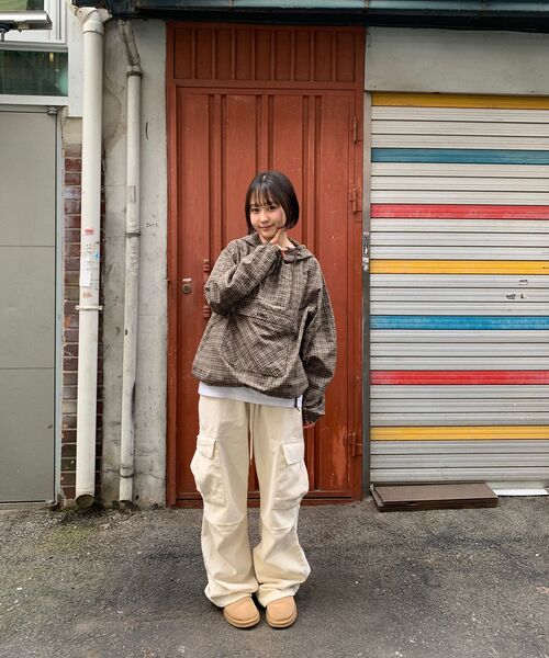 LMCの「OG CHECK ANORAK JACKET brown(ナイロンジャケット・レディース・その他・S/XL/L)」の6枚目の写真