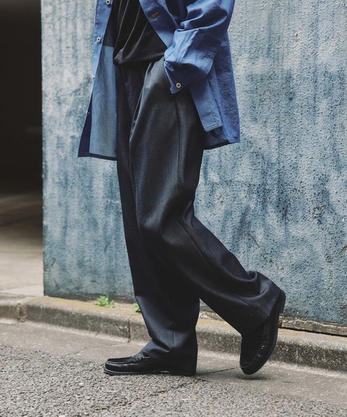 NIKKE】ワイド イージー デニム スラックス / ADAM ET ROPE' JEANS