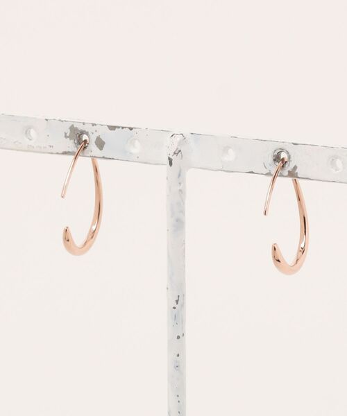 Cream dot.（クリームドット）の「【金属アレルギー対応】ドロップフープピアス（ピアス（両耳用）・レディース・ピンク/シルバー/ピンク系その他/シルバー系その他/ゴールド/ゴールド系その他・ONE SIZE）」の21枚目の写真