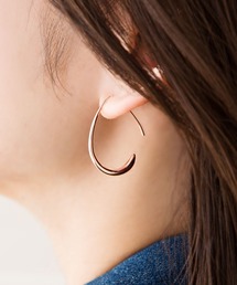 Cream dot.（クリームドット）の「【金属アレルギー対応】ドロップフープピアス（ピアス（両耳用））」