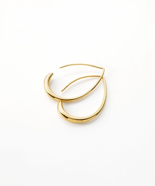 Cream dot.（クリームドット）の「【金属アレルギー対応】ドロップフープピアス（ピアス（両耳用）・レディース・ピンク/シルバー/ピンク系その他/シルバー系その他/ゴールド/ゴールド系その他・ONE SIZE）」の13枚目の写真