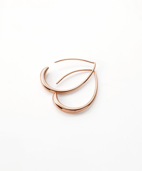 Cream dot.（クリームドット）の「【金属アレルギー対応】ドロップフープピアス（ピアス（両耳用）・レディース・ピンク/シルバー/ピンク系その他/シルバー系その他/ゴールド/ゴールド系その他・ONE SIZE）」の15枚目の写真