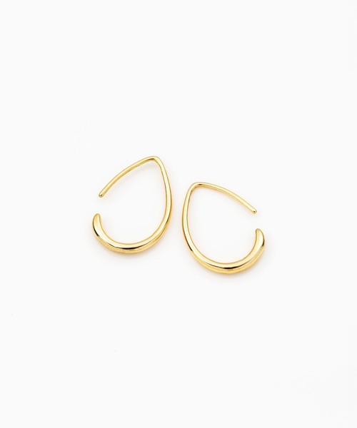 Cream dot.（クリームドット）の「【金属アレルギー対応】ドロップフープピアス（ピアス（両耳用）・レディース・ピンク/シルバー/ピンク系その他/シルバー系その他/ゴールド/ゴールド系その他・ONE SIZE）」の16枚目の写真