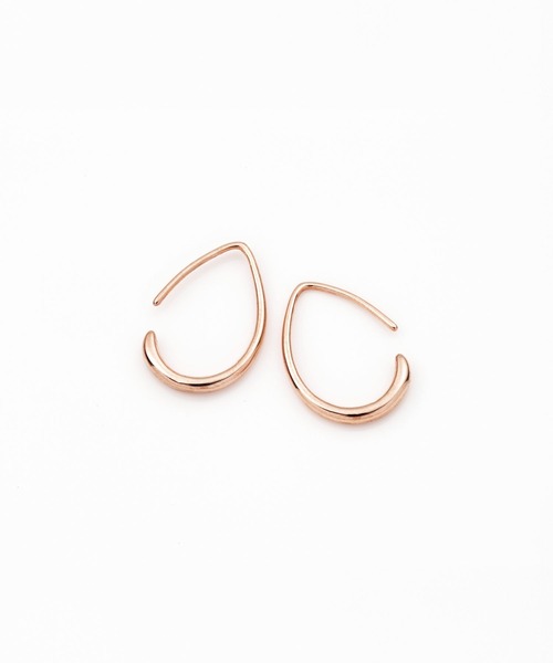 Cream dot.（クリームドット）の「【金属アレルギー対応】ドロップフープピアス（ピアス（両耳用）・レディース・ピンク/シルバー/ピンク系その他/シルバー系その他/ゴールド/ゴールド系その他・ONE SIZE）」の18枚目の写真