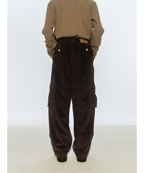 FROM ARLES(フロムアルル)の「ワイドフィットセルファコーデュロイパンツ / パープル(その他パンツ・メンズ・その他・L)」の4枚目の写真
