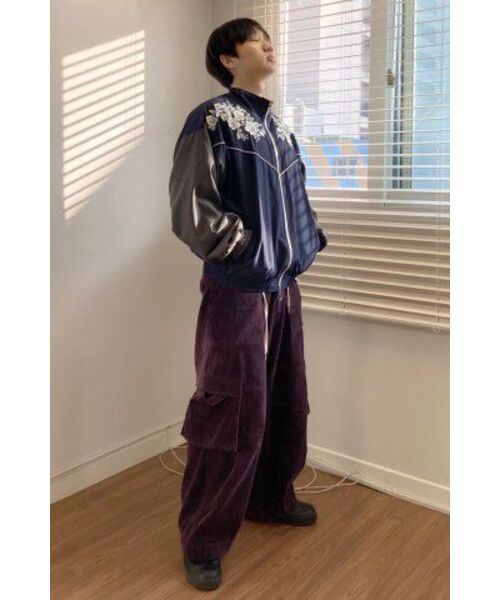 FROM ARLES(フロムアルル)の「ワイドフィットセルファコーデュロイパンツ / パープル(その他パンツ・メンズ・その他・L)」の12枚目の写真