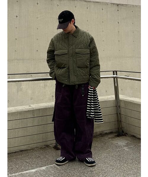 FROM ARLES(フロムアルル)の「ワイドフィットセルファコーデュロイパンツ / パープル(その他パンツ・メンズ・その他・L)」の14枚目の写真