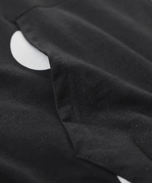 antiqua（アンティカ）の「ドット柄 裏毛 ジップパーカー（パーカー・レディース・ブラック・ONESIZE）」の8枚目の写真