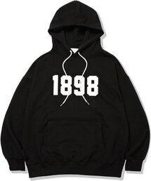 1898 GARMENTS SWEAT HOODIE [BLACK]