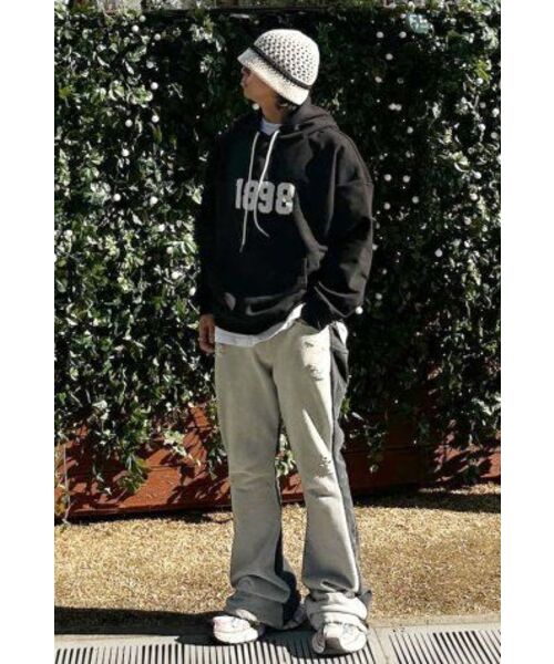 THE MILE（ザマイル）の「1898 GARMENTS SWEAT HOODIE [BLACK]（パーカー・メンズ・その他・M/S/XL/L）」の2枚目の写真