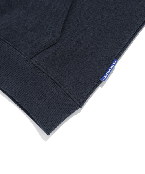 ISTKUNST（イストクンスト）の「I SMILEY KUNST CROP HOOD ZIP UP_NAVY(IK2FSMM483A)（パーカー・レディース・ネイビー・S/M）」の8枚目の写真
