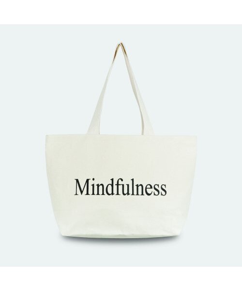 LONDON GROCERY MARKET（ロンドングローサリーマーケット）の「Mindfulness Canvas Tote（エコバッグ/サブバッグ・メンズ・その他・FREE）」の3枚目の写真