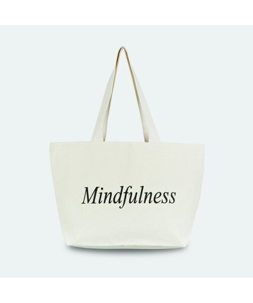 LONDON GROCERY MARKET（ロンドングローサリーマーケット）の「Mindfulness Canvas Tote（エコバッグ/サブバッグ・メンズ・その他・FREE）」の4枚目の写真