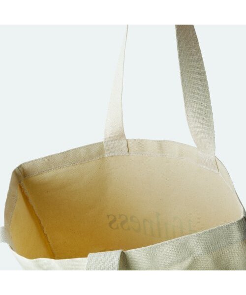 LONDON GROCERY MARKET（ロンドングローサリーマーケット）の「Mindfulness Canvas Tote（エコバッグ/サブバッグ・メンズ・その他・FREE）」の6枚目の写真