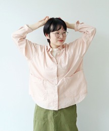 PAR ICI | ブロード無地/ギンガムチェック ガーデンシャツ(シャツ/ブラウス)