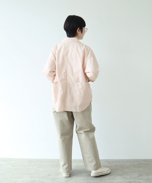 PAR ICI（パーリッシィ）の「ブロード無地/ギンガムチェック ガーデンシャツ（シャツ/ブラウス・レディース・ピンク/ブルー系その他・FREE）」の16枚目の写真