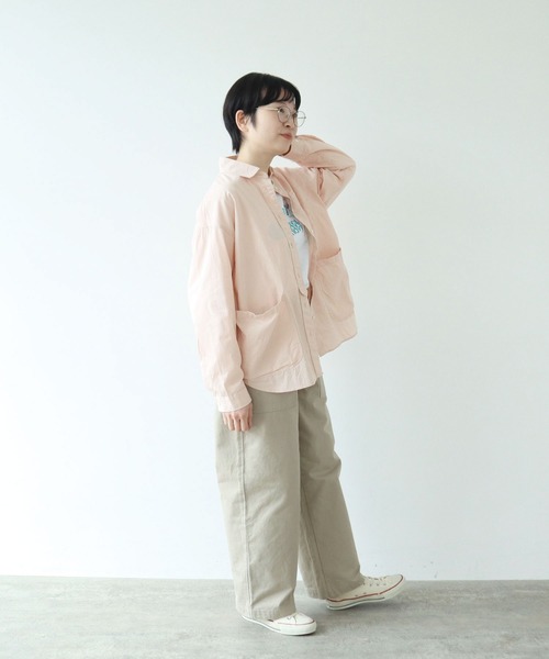 PAR ICI（パーリッシィ）の「ブロード無地/ギンガムチェック ガーデンシャツ（シャツ/ブラウス・レディース・ピンク/ブルー系その他・FREE）」の17枚目の写真