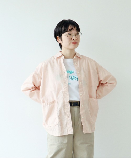 PAR ICI（パーリッシィ）の「ブロード無地/ギンガムチェック ガーデンシャツ（シャツ/ブラウス・レディース・ピンク/ブルー系その他・FREE）」の13枚目の写真