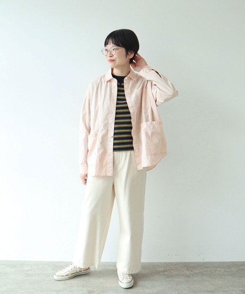 PAR ICI（パーリッシィ）の「ブロード無地/ギンガムチェック ガーデンシャツ（シャツ/ブラウス・レディース・ピンク/ブルー系その他・FREE）」の19枚目の写真