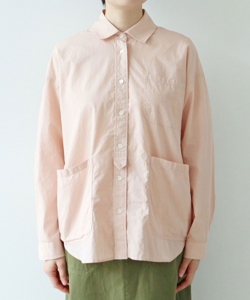 PAR ICI（パーリッシィ）の「ブロード無地/ギンガムチェック ガーデンシャツ（シャツ/ブラウス・レディース・ピンク/ブルー系その他・FREE）」の21枚目の写真