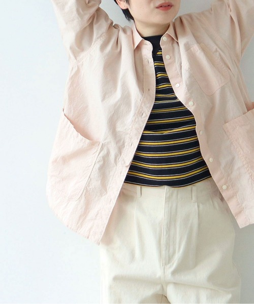 PAR ICI（パーリッシィ）の「ブロード無地/ギンガムチェック ガーデンシャツ（シャツ/ブラウス・レディース・ピンク/ブルー系その他・FREE）」の18枚目の写真