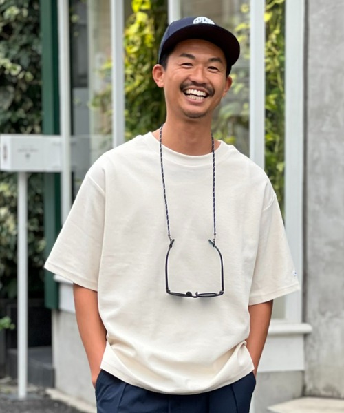 HELLY HANSEN(ヘリーハンセン)の「【HELLY HANSEN】S/S Marine Pile Tee(Tシャツ/カットソー・メンズ・アイボリー/ライム/ネイビー・MEDIUM/LARGE/X-LARGE)」の1枚目の写真