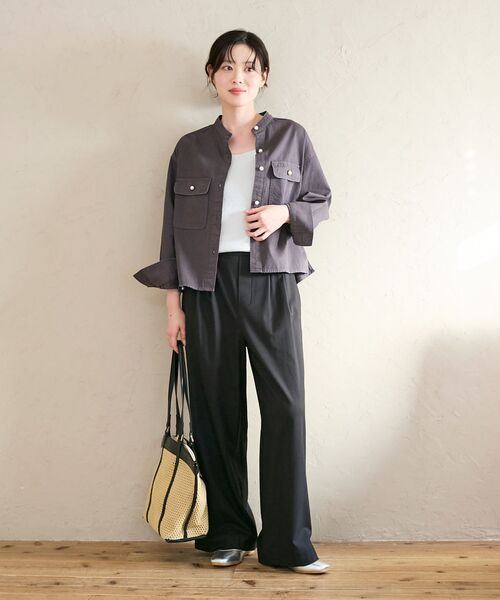 le.coeur blanc（ルクールブラン）の「ダブルハンドルメッシュトート（トートバッグ・レディース・ブラック/ブラウン・FREE）」の11枚目の写真