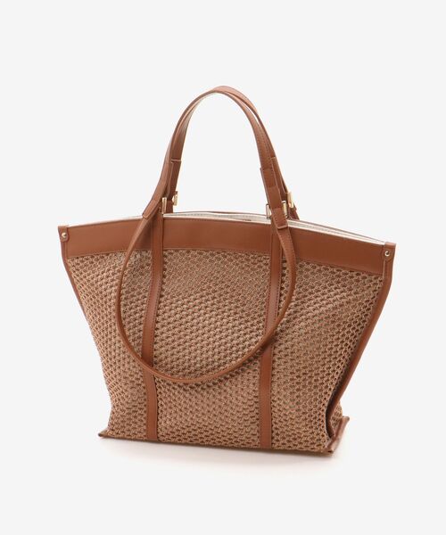 le.coeur blanc（ルクールブラン）の「ダブルハンドルメッシュトート（トートバッグ・レディース・ブラック/ブラウン・FREE）」の15枚目の写真