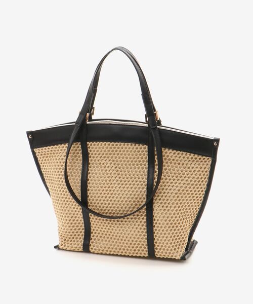 le.coeur blanc（ルクールブラン）の「ダブルハンドルメッシュトート（トートバッグ・レディース・ブラック/ブラウン・FREE）」の16枚目の写真