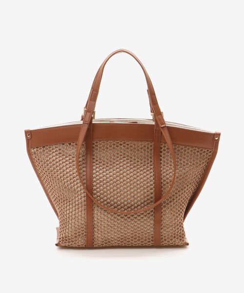 le.coeur blanc（ルクールブラン）の「ダブルハンドルメッシュトート（トートバッグ・レディース・ブラック/ブラウン・FREE）」の18枚目の写真