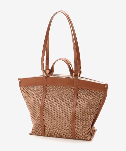 le.coeur blanc（ルクールブラン）の「ダブルハンドルメッシュトート（トートバッグ・レディース・ブラック/ブラウン・FREE）」の22枚目の写真