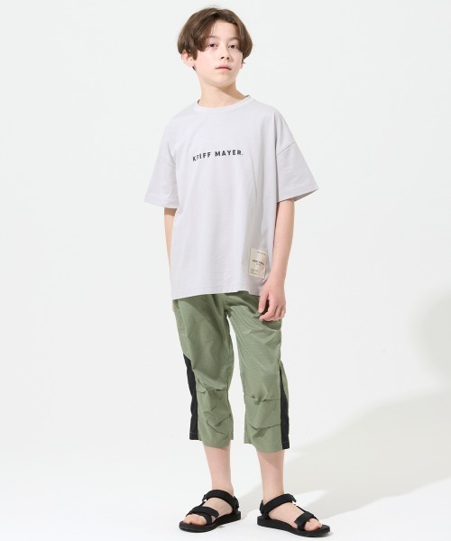 KRIFF MAYER Kid's Collection(クリフメイヤーキッズコレクション)の「【遮熱・UVカット・接触冷感・吸汗速乾】遮熱ビッグTEE(Tシャツ/カットソー・キッズ・レッド/ブルーグリーン/イエロー/ライトグレー・140/130/120/170/160/150)」の6枚目の写真