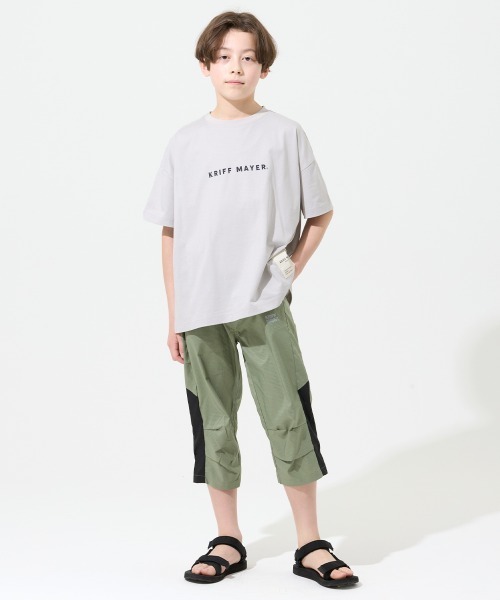 KRIFF MAYER Kid's Collection(クリフメイヤーキッズコレクション)の「【遮熱・UVカット・接触冷感・吸汗速乾】遮熱ビッグTEE(Tシャツ/カットソー・キッズ・レッド/ブルーグリーン/イエロー/ライトグレー・140/130/120/170/160/150)」の7枚目の写真