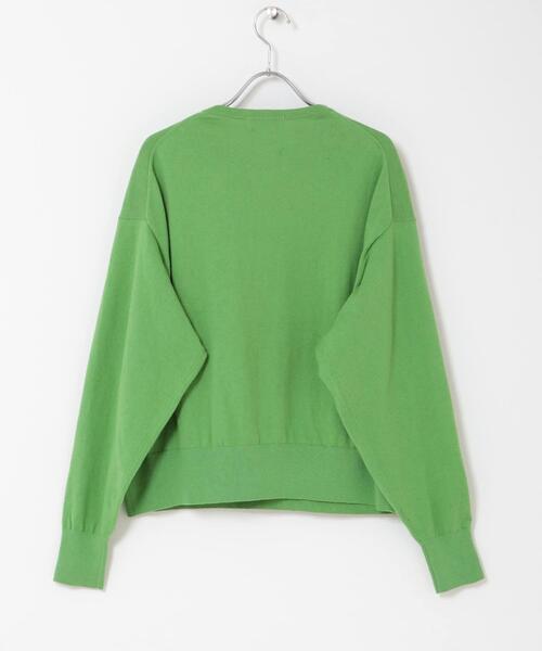 かぐれ（カグレ）の「コットンカシミヤヘンリーネックニット（ニット/セーター・レディース・ブラック/グリーン/イエロー・FREE）」の15枚目の写真