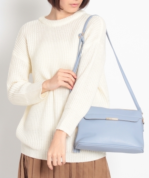 grove(グローブ)の「ダブルフェイスプレートショルダーバッグ(ショルダーバッグ・レディース・ブラック/ブルー系1/ホワイト/レッド/ピンク/ブルー/イエロー・00)」の16枚目の写真