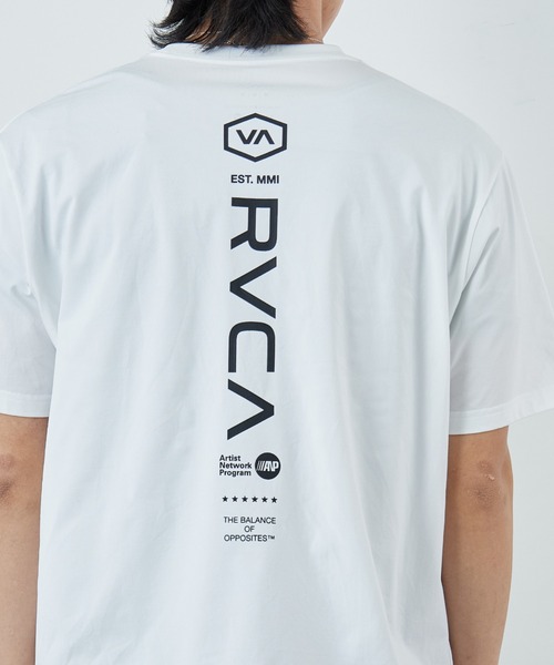 RVCA（ルーカ）の「【WEB限定】[RVCA/ルーカ] STRAIGHT WAY バックプリント ショートスリーブＴシャツ（Tシャツ/カットソー・レディース・ホワイト/ブラック/ブルー・L/M/XL）」の7枚目の写真