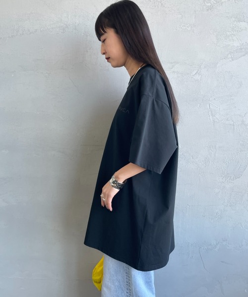 RVCA（ルーカ）の「【WEB限定】[RVCA/ルーカ] STRAIGHT WAY バックプリント ショートスリーブＴシャツ（Tシャツ/カットソー・レディース・ホワイト/ブラック/ブルー・L/M/XL）」の10枚目の写真
