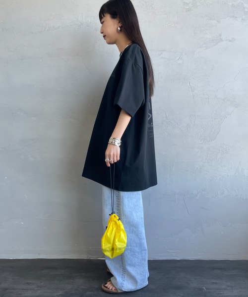 RVCA（ルーカ）の「【WEB限定】[RVCA/ルーカ] STRAIGHT WAY バックプリント ショートスリーブＴシャツ（Tシャツ/カットソー・レディース・ホワイト/ブラック/ブルー・L/M/XL）」の13枚目の写真