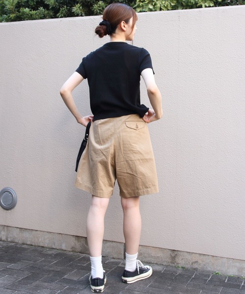 ORCIVAL（オーシバル）の「ORCIVAL/オーシバル　クルーネックメッシュTEE　CREW NECK MESH TEE　OR-C0527 OWE（Tシャツ/カットソー・レディース・ブラック/グレー/レッド・2）」の11枚目の写真