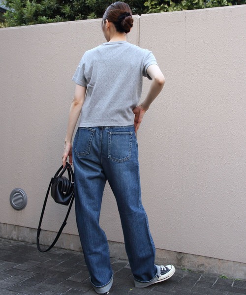 ORCIVAL（オーシバル）の「ORCIVAL/オーシバル　クルーネックメッシュTEE　CREW NECK MESH TEE　OR-C0527 OWE（Tシャツ/カットソー・レディース・ブラック/グレー/レッド・2）」の19枚目の写真