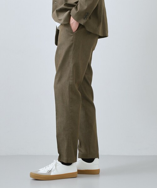 THE SHOP TK (ザ ショップ ティーケー )の「ライトエバーデニム スラックス 洗濯機OK/ストレッチ/セットアップ可(デニムパンツ・メンズ・カーキ/ネイビー・04/03/02/01)」の19枚目の写真