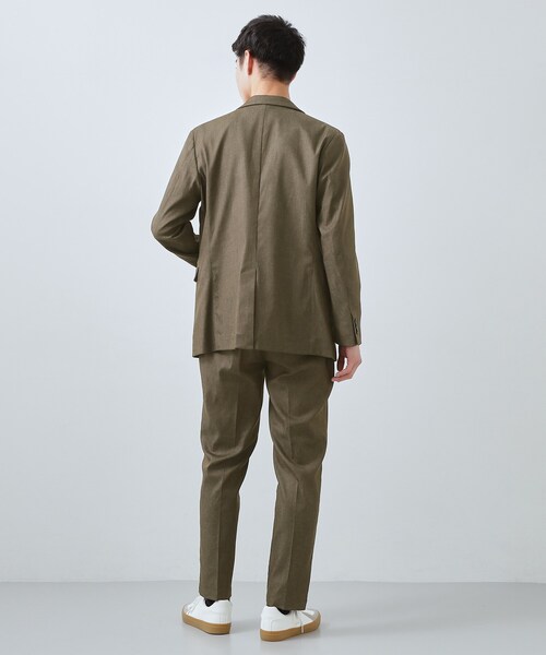 THE SHOP TK (ザ ショップ ティーケー )の「ライトエバーデニム スラックス 洗濯機OK/ストレッチ/セットアップ可(デニムパンツ・メンズ・カーキ/ネイビー・04/03/02/01)」の21枚目の写真