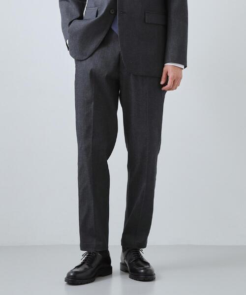 THE SHOP TK (ザ ショップ ティーケー )の「ライトエバーデニム スラックス 洗濯機OK/ストレッチ/セットアップ可(デニムパンツ・メンズ・カーキ/ネイビー・04/03/02/01)」の6枚目の写真