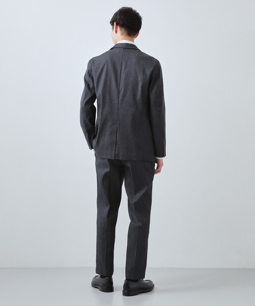 THE SHOP TK (ザ ショップ ティーケー )の「ライトエバーデニム スラックス 洗濯機OK/ストレッチ/セットアップ可(デニムパンツ・メンズ・カーキ/ネイビー・04/03/02/01)」の9枚目の写真