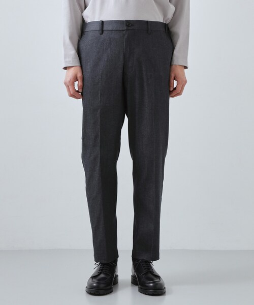 THE SHOP TK (ザ ショップ ティーケー )の「ライトエバーデニム スラックス 洗濯機OK/ストレッチ/セットアップ可(デニムパンツ・メンズ・カーキ/ネイビー・04/03/02/01)」の11枚目の写真