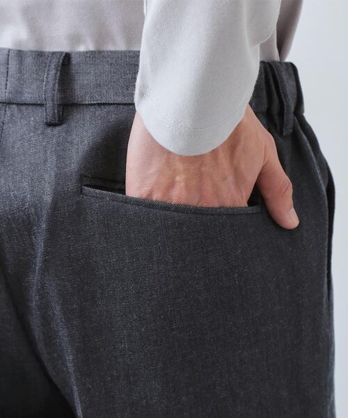 THE SHOP TK (ザ ショップ ティーケー )の「ライトエバーデニム スラックス 洗濯機OK/ストレッチ/セットアップ可(デニムパンツ・メンズ・カーキ/ネイビー・04/03/02/01)」の3枚目の写真