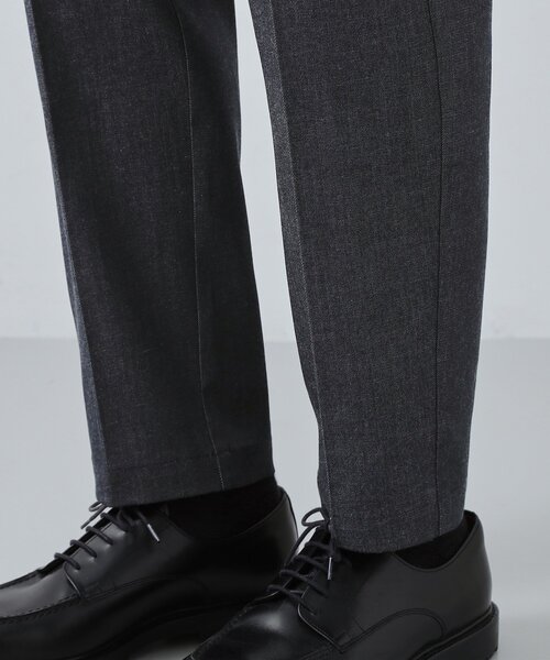 THE SHOP TK （ザ ショップ ティーケー ）の「ライトエバーデニム スラックス 洗濯機OK/ストレッチ/セットアップ可（デニムパンツ・メンズ・カーキ/ネイビー・04/03/02/01）」の3枚目の写真